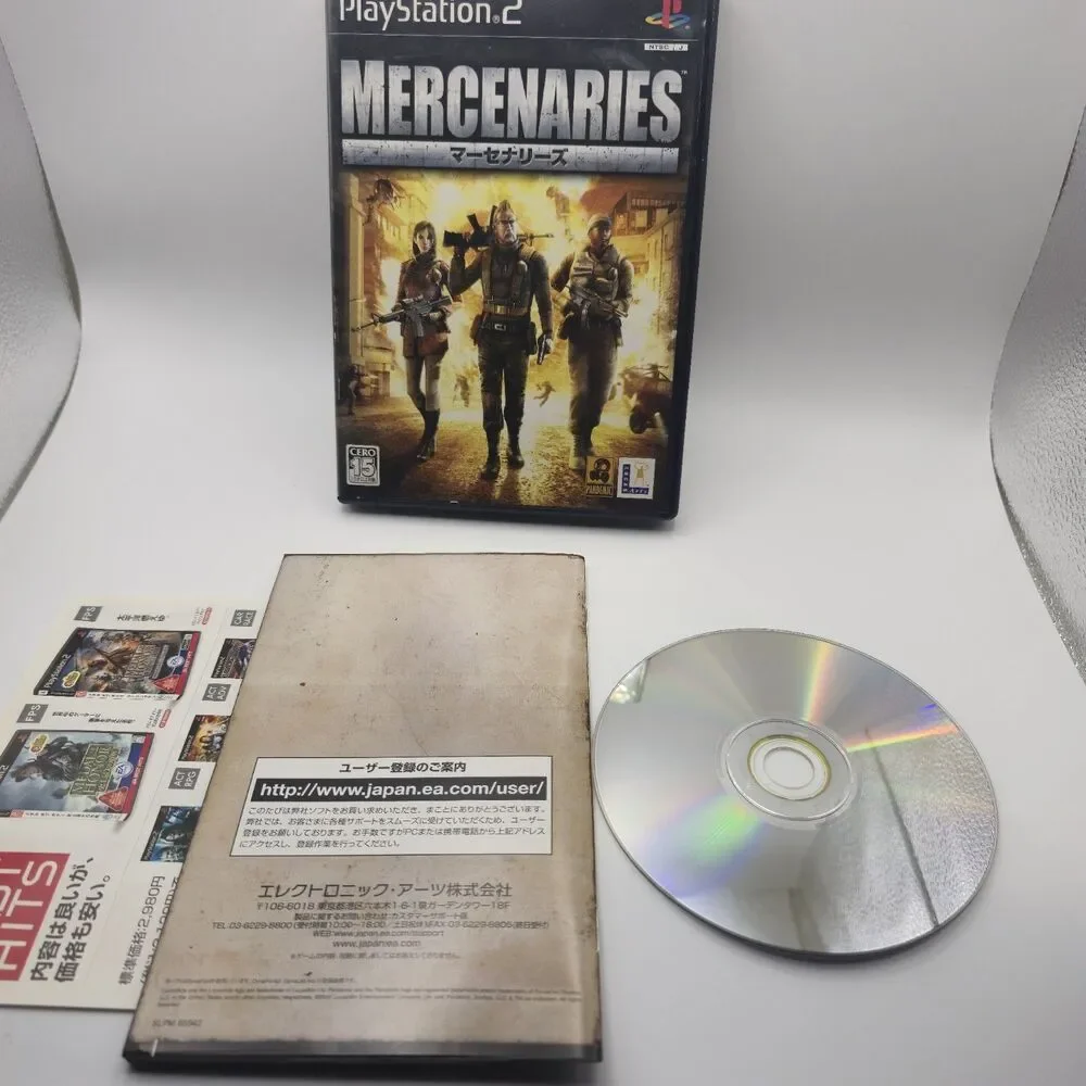 Japanese New Mercenaries: Playground of Destruction PS2 PlayStation 2 US Seller